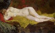 George Hendrik Breitner Reclining nude oil painting reproduction